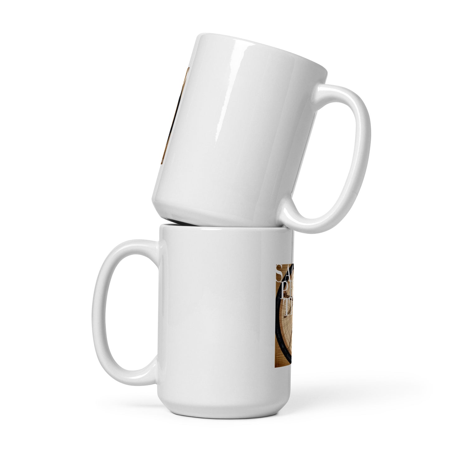 Sacred - White glossy mug