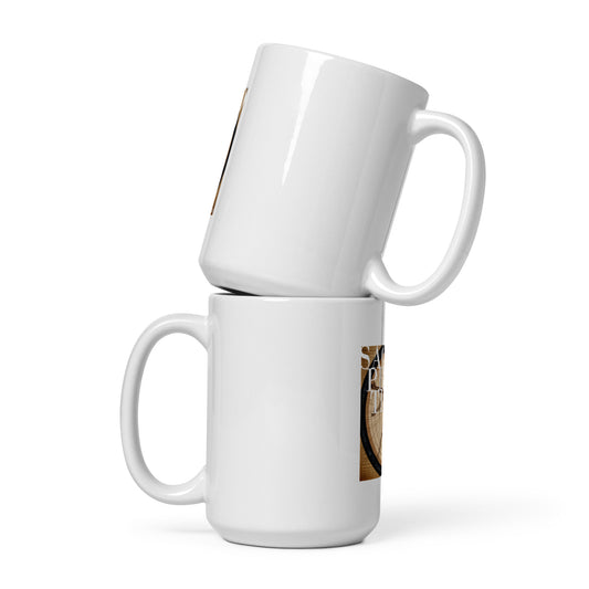 Sacred - White glossy mug