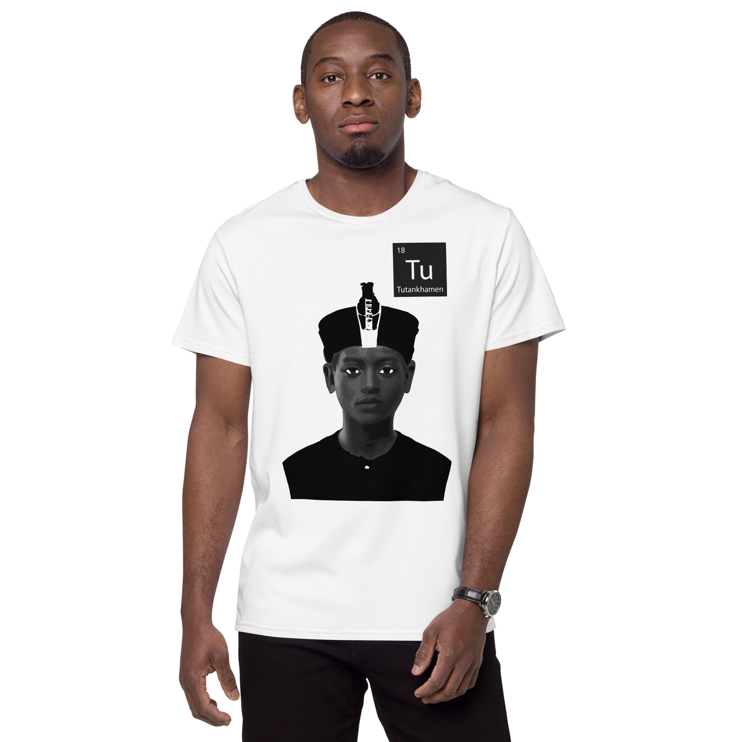 Men's premium cotton t-shirt - 2 Sided, Young King Tut