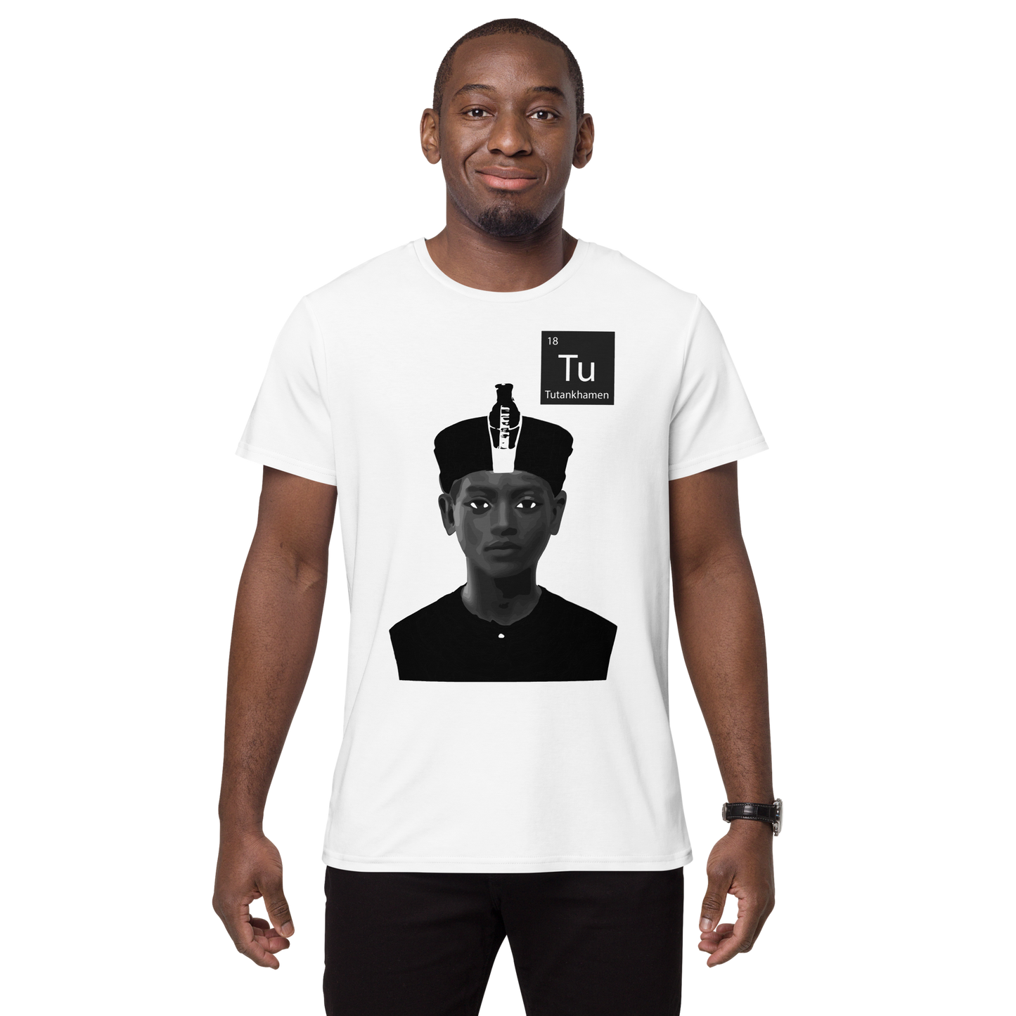 Men's premium cotton t-shirt - 2 Sided, Young King Tut