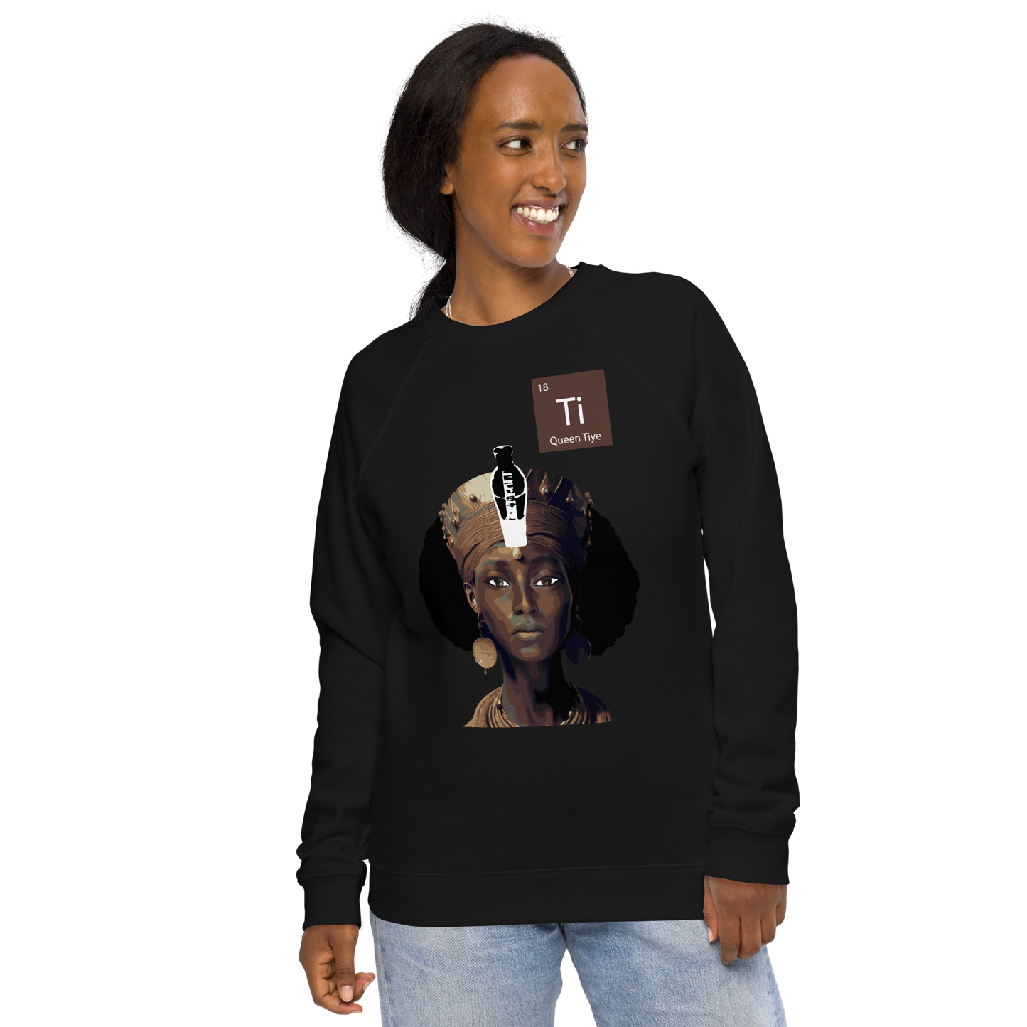 Unisex organic sweatshirt | Queen Tiye by TKM