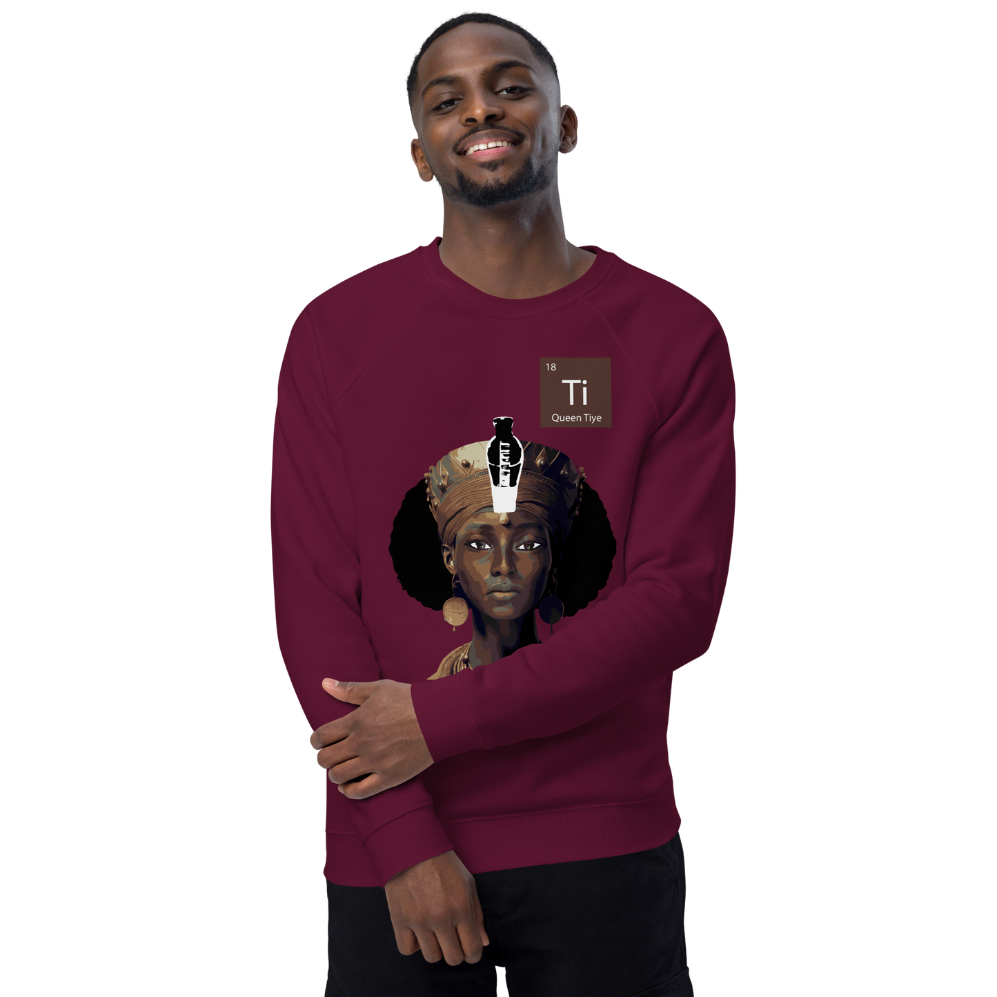 Unisex organic sweatshirt | Queen Tiye by TKM