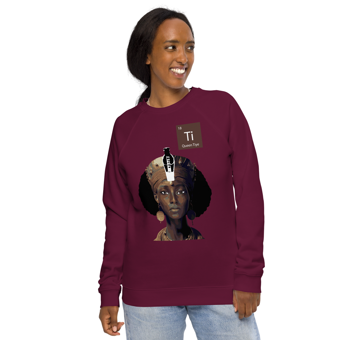 Unisex organic sweatshirt | Queen Tiye by TKM