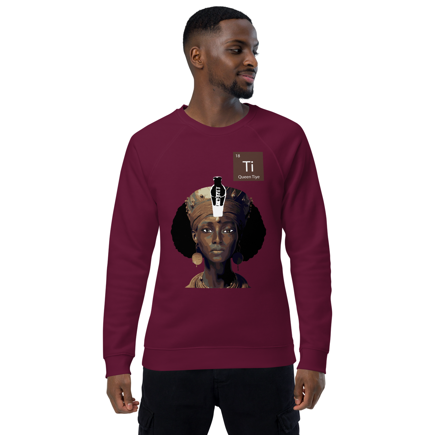 Unisex organic sweatshirt | Queen Tiye by TKM