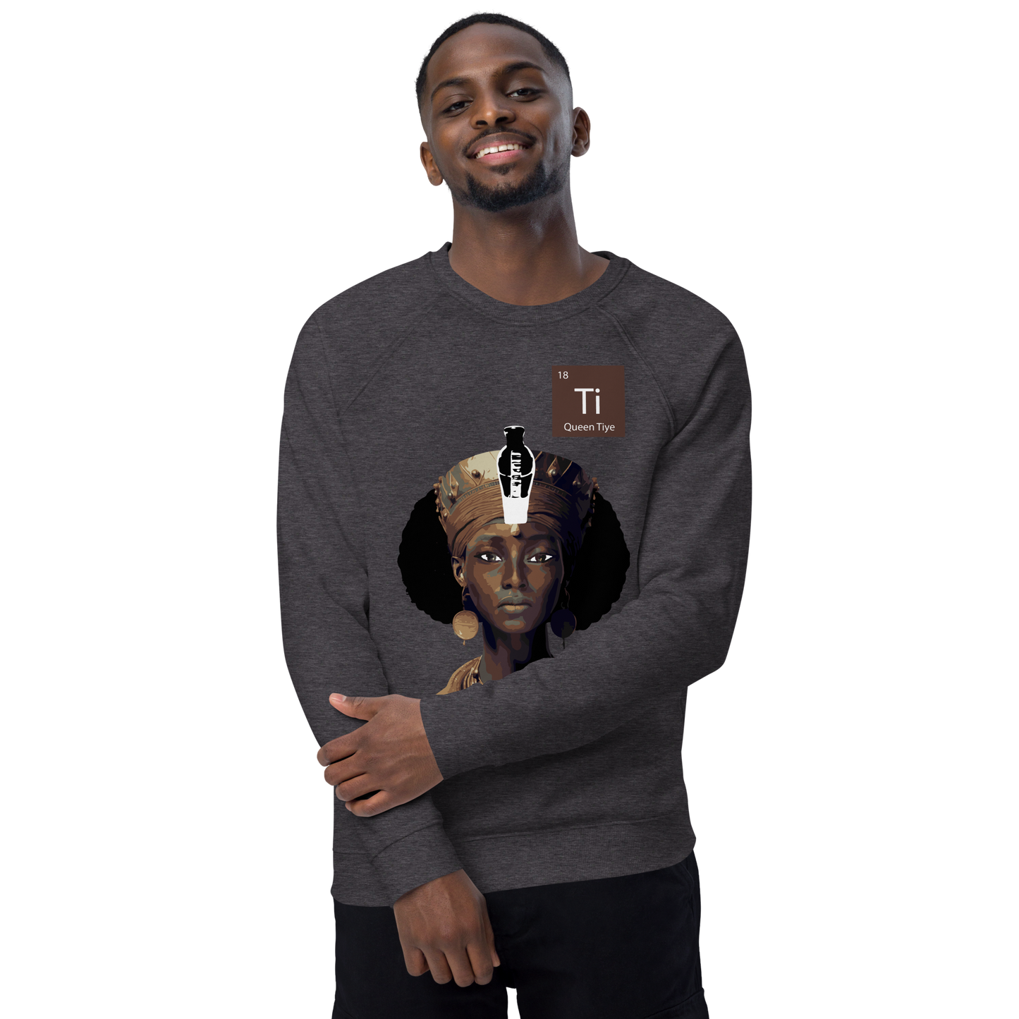 Unisex organic sweatshirt | Queen Tiye by TKM