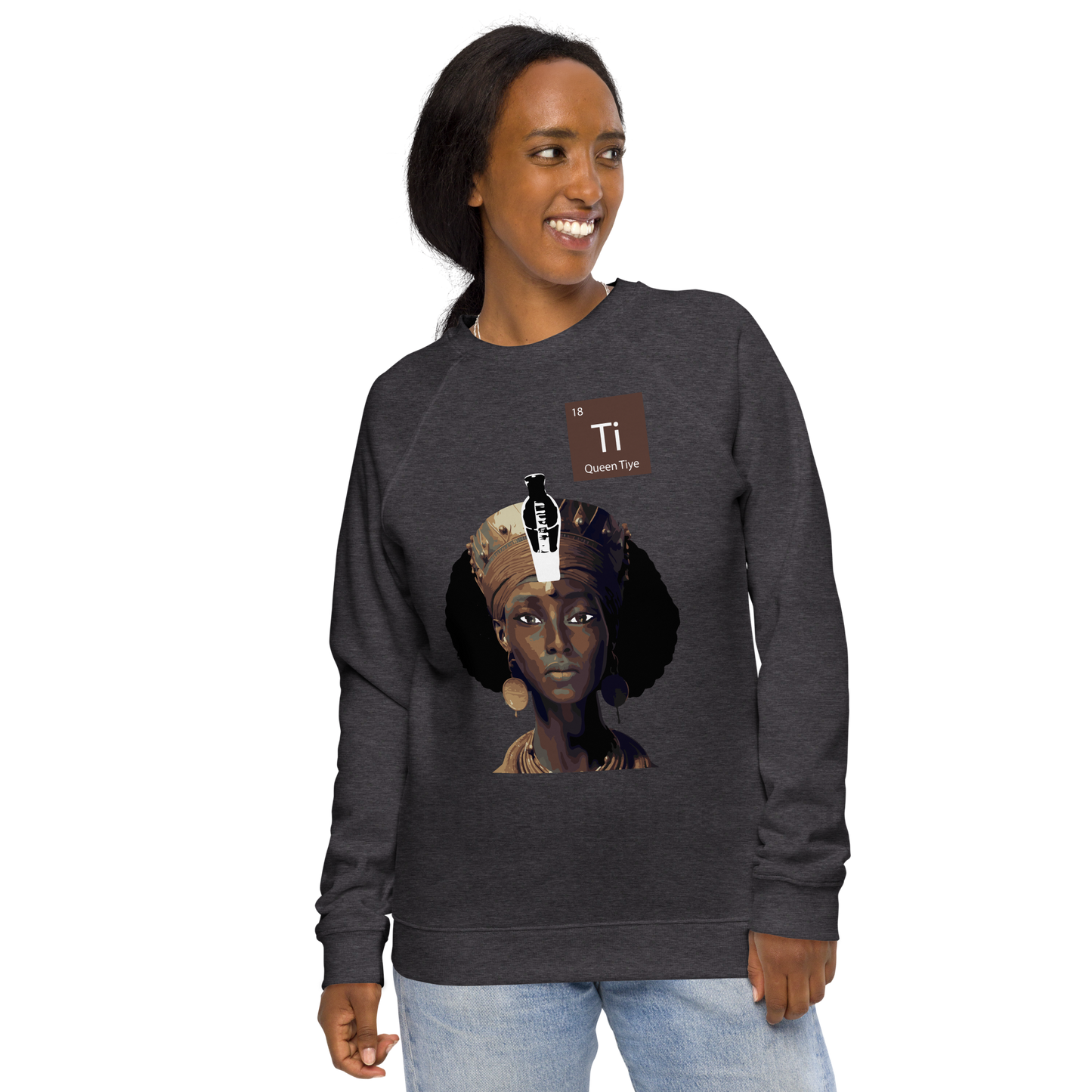 Unisex organic sweatshirt | Queen Tiye by TKM