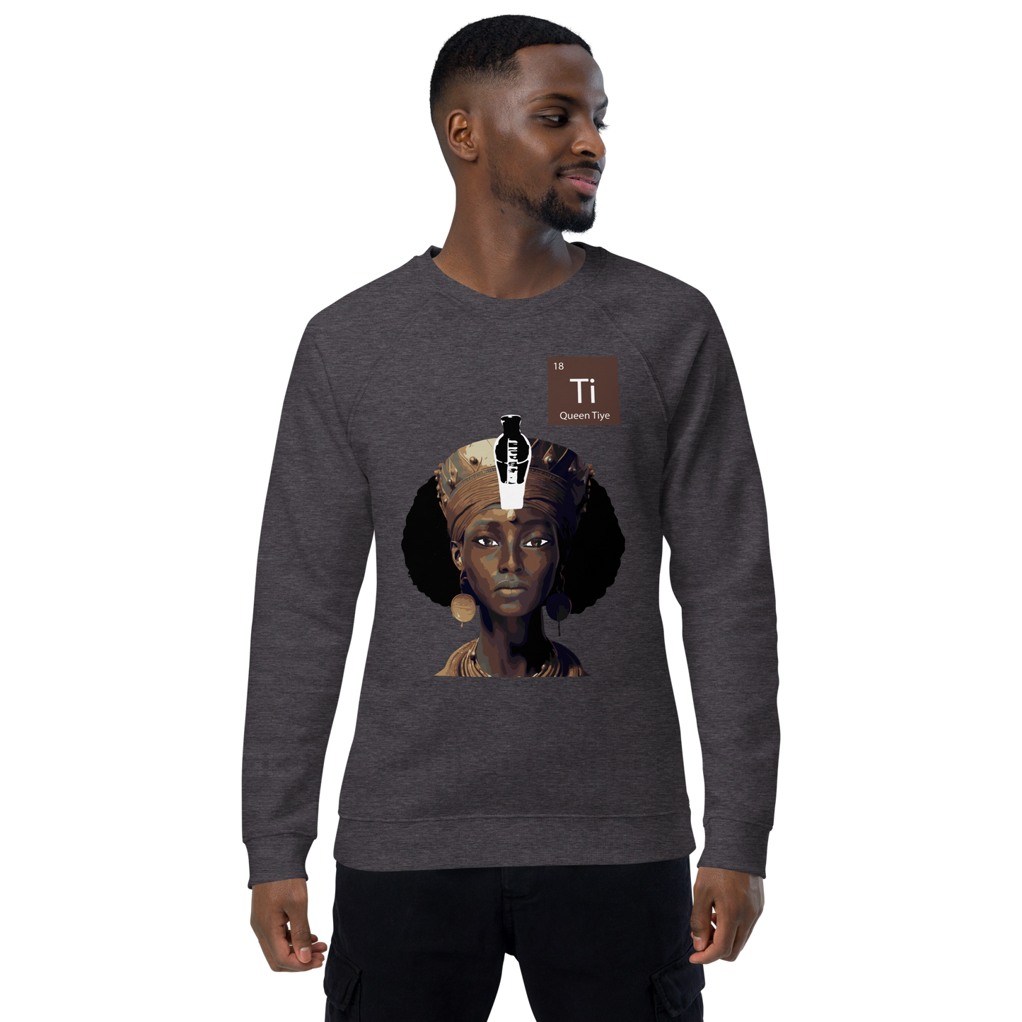 Unisex organic sweatshirt | Queen Tiye by TKM